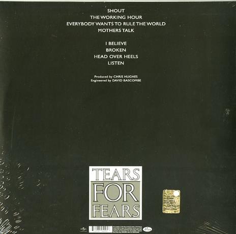Songs from the Big Chair (180 gr.) - Vinile LP di Tears for Fears - 2