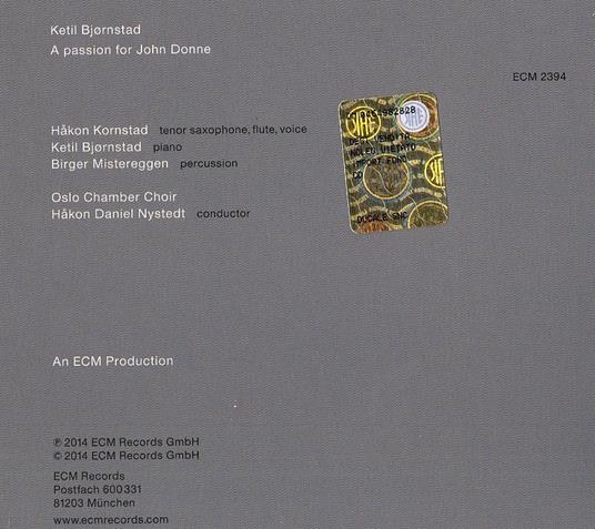 A Passion for John Donne - CD Audio di Ketil Bjornstad - 2