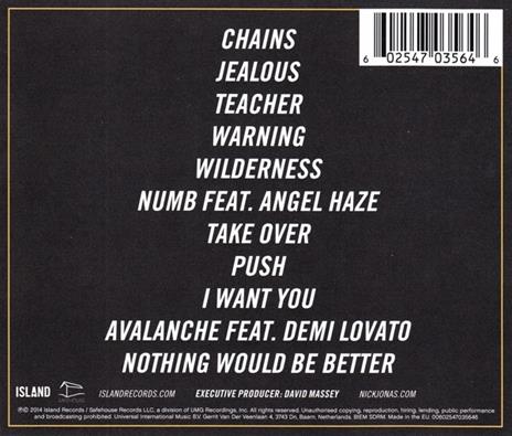 Nick Jonas - CD Audio di Nick Jonas - 2