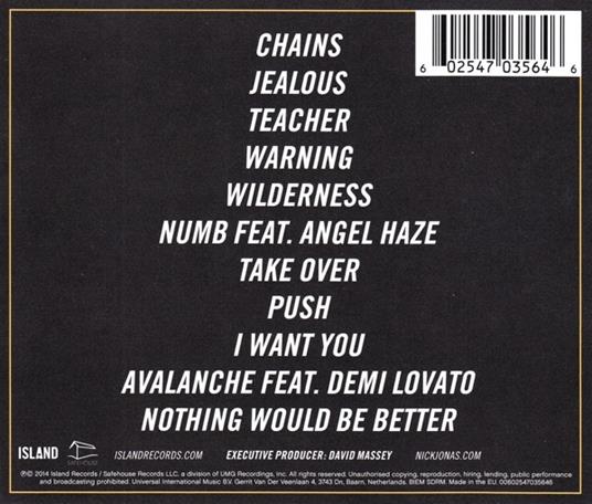 Nick Jonas - CD Audio di Nick Jonas - 2