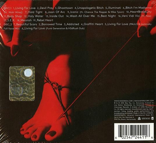 Rebel Heart (Super Deluxe) - CD Audio di Madonna - 2