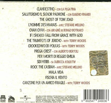 Tracce clandestine - CD Audio di Modena City Ramblers - 2