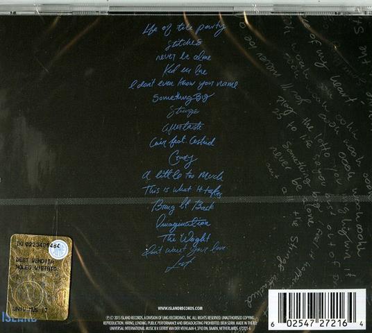Handwritten (Special Edition) - CD Audio di Shawn Mendes - 2