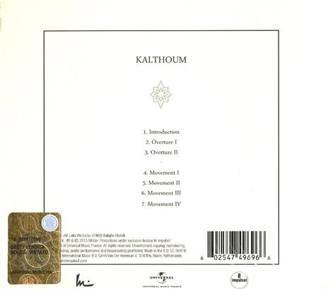 Kalthoum - CD Audio di Ibrahim Maalouf - 2