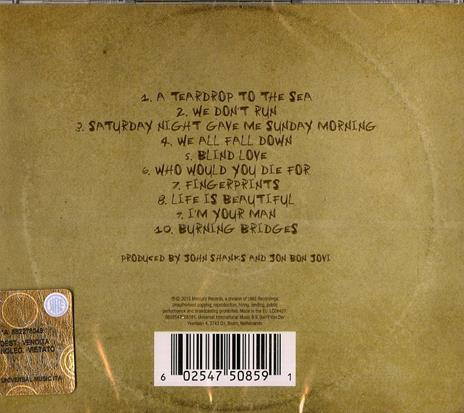 Burning Bridges - CD Audio di Bon Jovi - 2