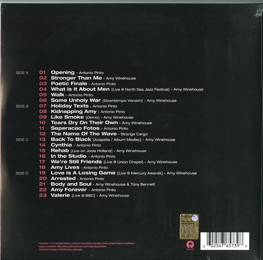 Amy (Colonna sonora) - Vinile LP - 2