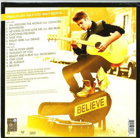 Believe - Vinile LP di Justin Bieber - 2
