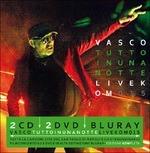 Tutto in una notte. Live Kom 2015 - CD Audio + DVD + Blu-ray di Vasco Rossi