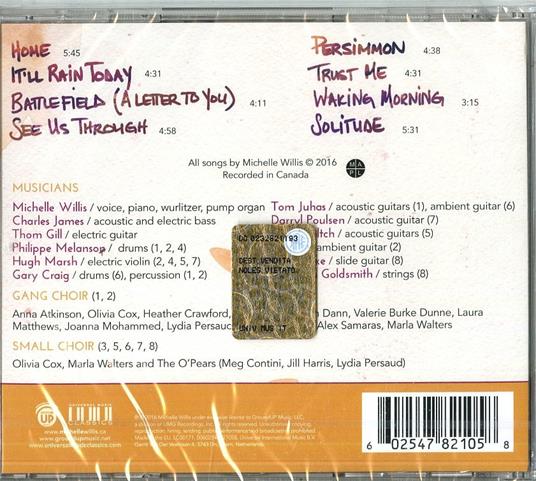 See Us Through - CD Audio di Michelle Willis - 2