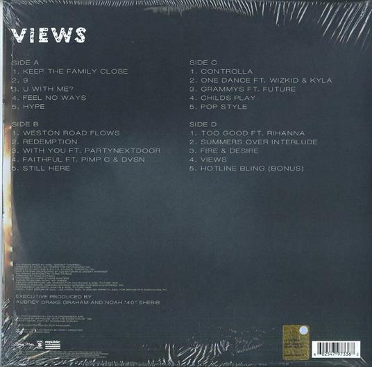 Views - Vinile LP di Drake - 2