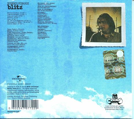 Blitz - CD Audio di Eugenio Finardi - 2