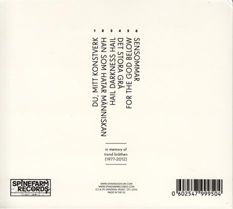 Redefining Darkness - CD Audio di Shining - 2