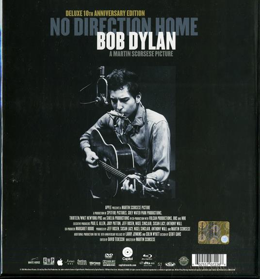 No Direction Home. Bob Dylan. Limited Edition 10th Anniversary (2 DVD + 2 Blu-ray) - DVD + Blu-ray di Bob Dylan - 2