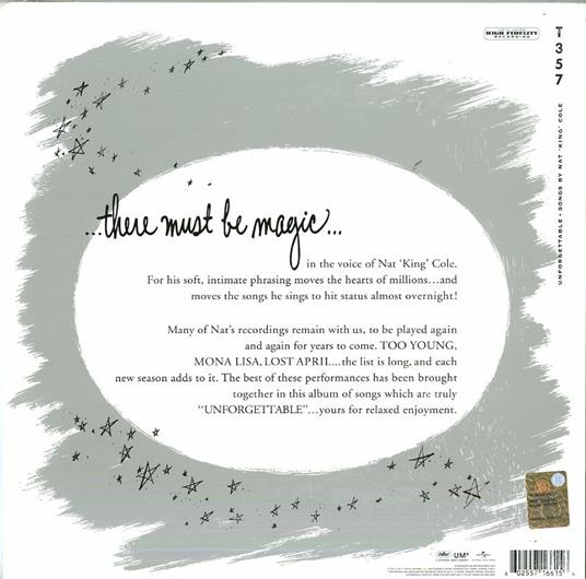 Unforgettable - Vinile LP di Nat King Cole - 2