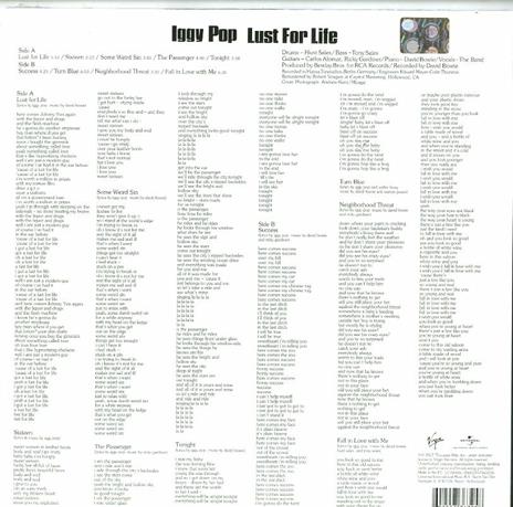 Lust for Life - Vinile LP di Iggy Pop - 2
