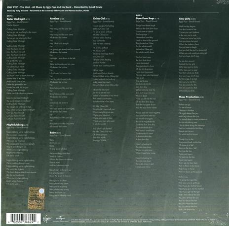The Idiot - Vinile LP di Iggy Pop - 2