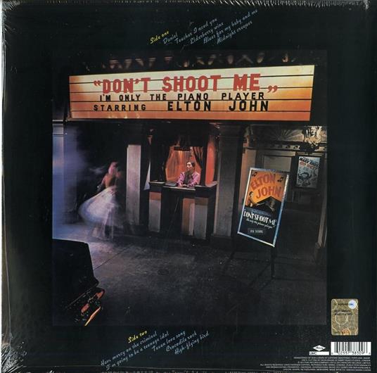 Don't Shoot Me I'm Only the Piano Player - Vinile LP di Elton John - 2