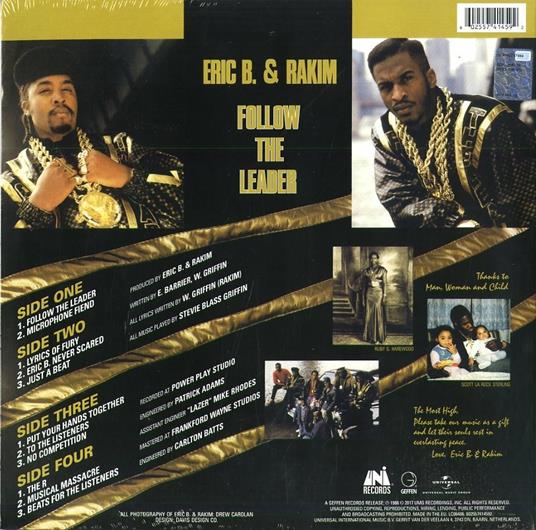 Follow the Leader - Vinile LP di Rakim,Eric B - 2
