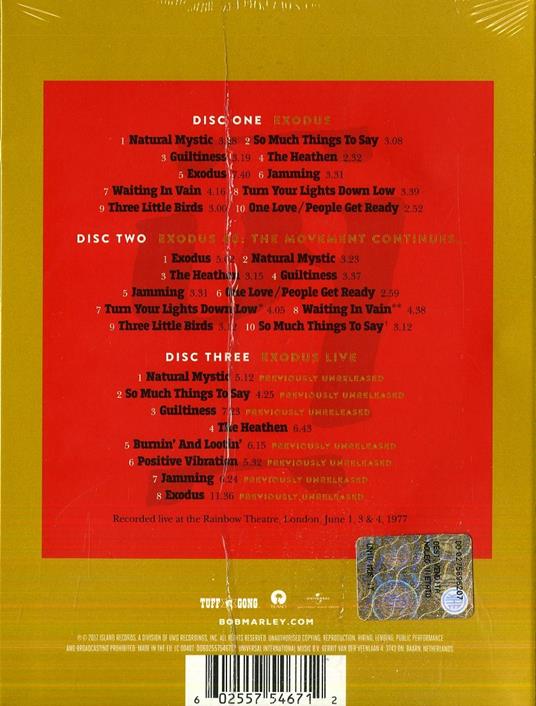 Exodus 40 (Limited Edition) - CD Audio di Bob Marley and the Wailers - 2