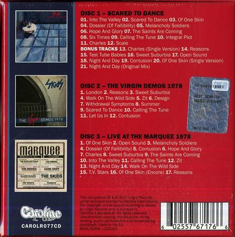 Scared to Dance - CD Audio di Skids - 2
