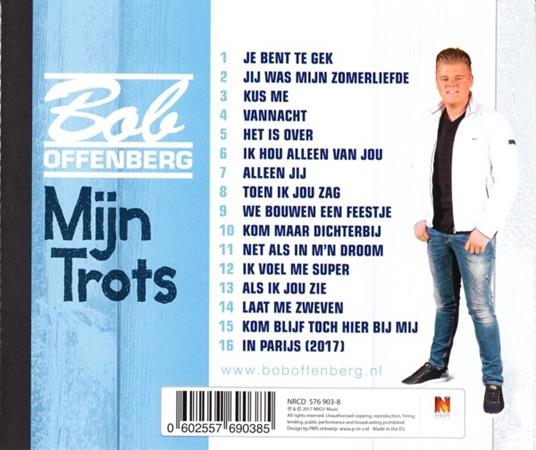 Mijn Trots - CD Audio di Bob Offenberg - 2