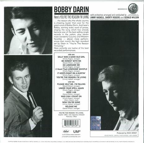 You're the Reason I'm Living - Vinile LP di Bobby Darin - 2