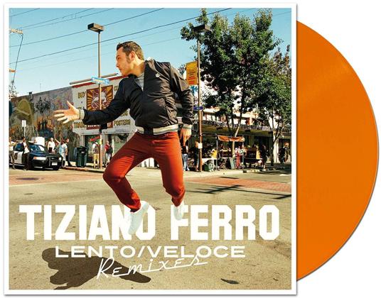 Lento-Veloce Remixes (Orange Coloured Vinyl) - Vinile 10'' di Tiziano Ferro - 2