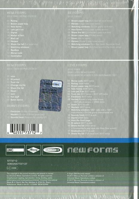 Roni Size Reprazent. New Forms (20th Anniversary Box Set) - CD Audio di Roni Size - 2