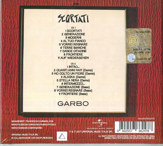 Scortati - CD Audio di Garbo - 2
