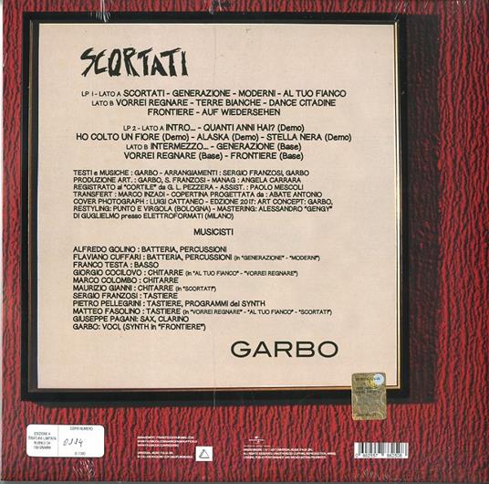 Scortati - Vinile LP di Garbo - 2