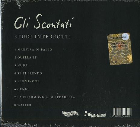 Studi interrotti - CD Audio di Gli Scontati - 2