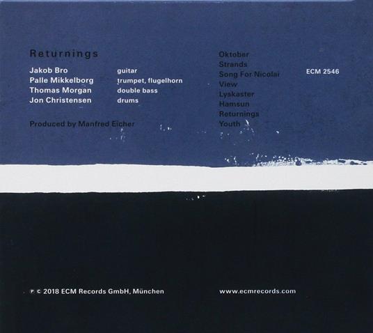 Returnings - CD Audio di Jakob Bro - 2