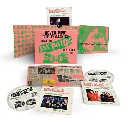 Live in the USA 1978 (3 CD Edition) - CD Audio di Sex Pistols