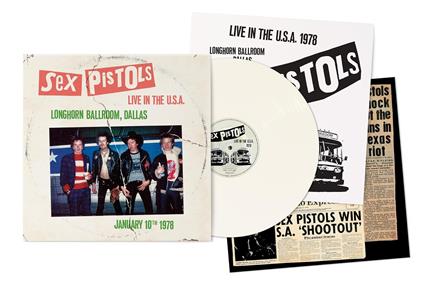 Live in the USA 1978 - Dallas (White Coloured Vinyl) - Vinile LP di Sex Pistols