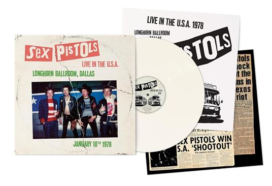 Live in the USA 1978 - Dallas (White Coloured Vinyl) - Vinile LP di Sex Pistols