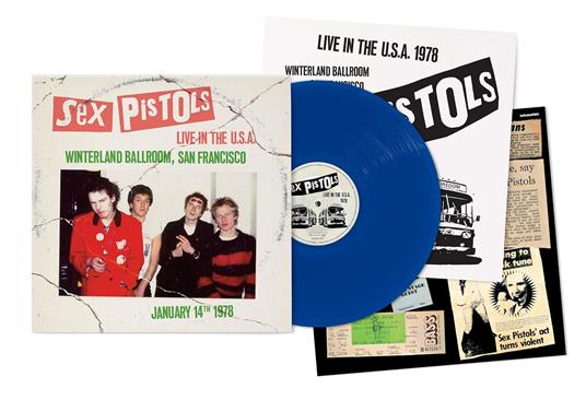 Live in the USA 1978 - San Francisco (Blue Coloured Vinyl) - Vinile LP di Sex Pistols