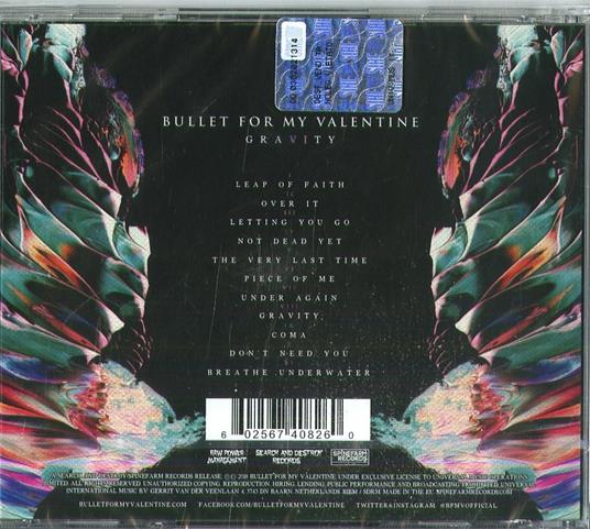 Gravity - CD Audio di Bullet for My Valentine - 2