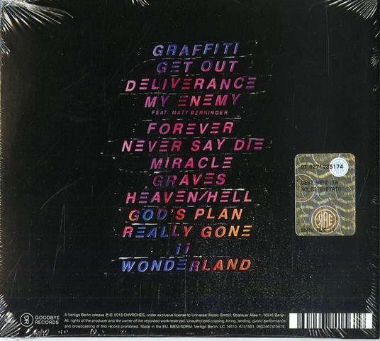 Love Is Dead - CD Audio di Chvrches - 2