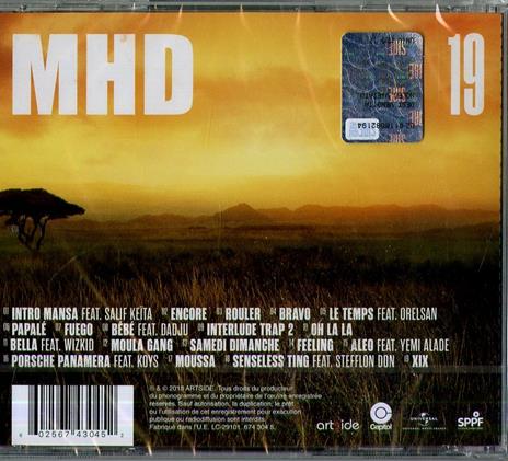19 - CD Audio di MHD - 2