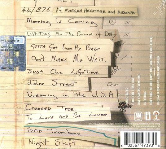 44/876 (Deluxe Edition) - CD Audio di Shaggy,Sting - 2