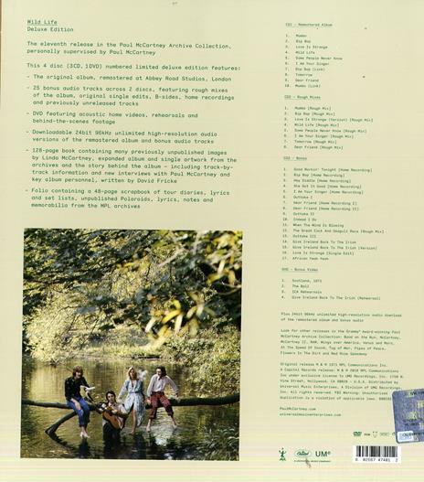 Wild Life (Super Deluxe Edition) - CD Audio + DVD di Paul McCartney - 2