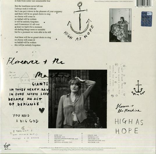 High as Hope - Vinile LP di Florence + the Machine - 2