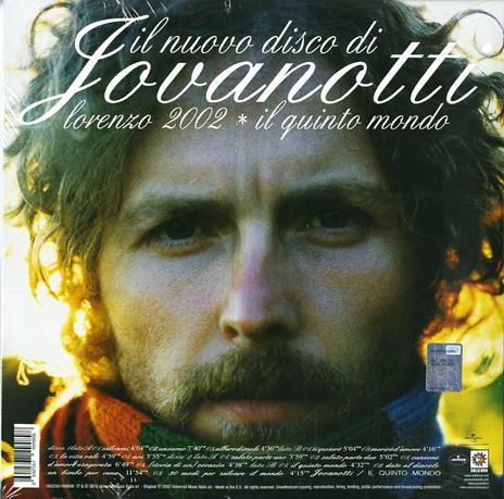 Lorenzo 2002. Il quinto mondo - Vinile LP di Jovanotti - 2