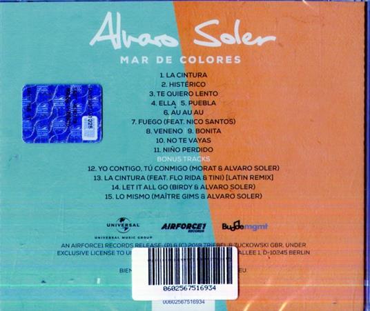 Mar de colores - CD Audio di Alvaro Soler - 2
