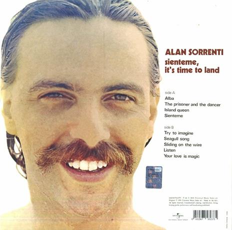 Sienteme... It's Time to Land (180 gr.) - Vinile LP di Alan Sorrenti - 2