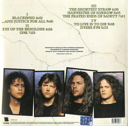 And Justice for All - Vinile LP di Metallica - 2
