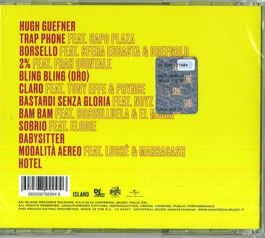 Sinatra - CD Audio di Gué Pequeno - 2