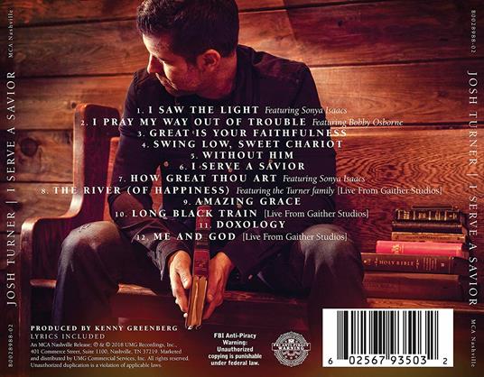 I Serve a Savior - CD Audio di Josh Turner - 2