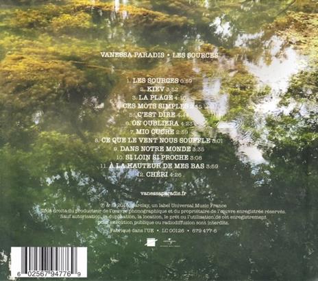 Les sources - Libro + CD Audio di Vanessa Paradis - 2