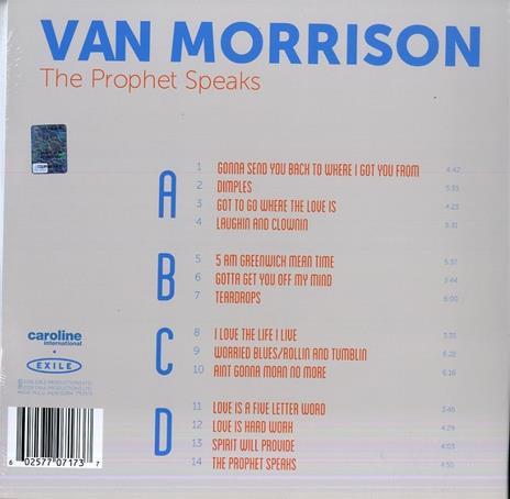 The Prophet Speaks - Vinile LP di Van Morrison - 2